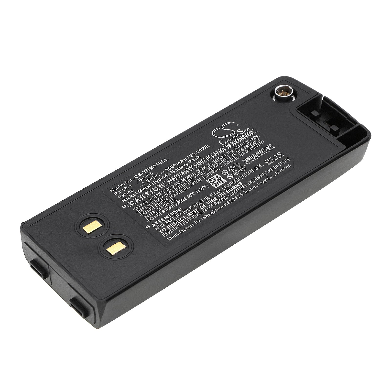 7.2V 3500mAh Ni-MH Battery for Nikon & Trimble Total Stations - BC-65 Replacement, DTM-302, M3, S8 Compatible
