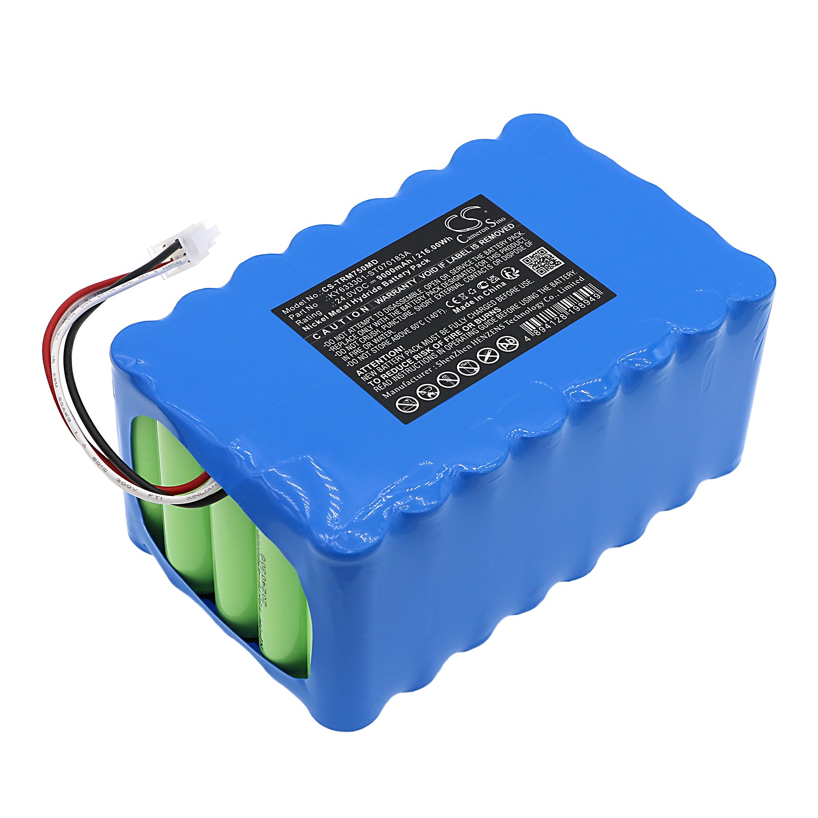 24V 9000mAh Ni-MH Battery - Air Liquide Monnal T75 Ventilator & Taema - Medical Grade Replacement
