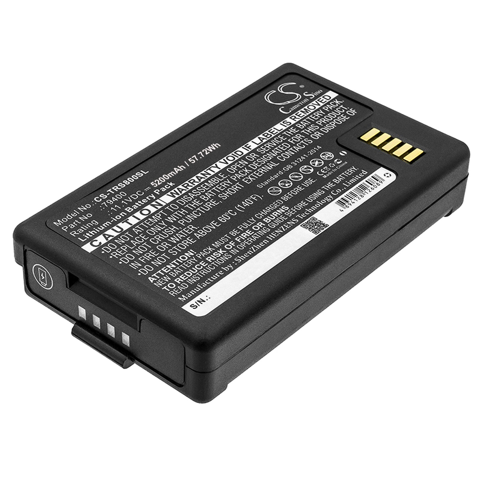 5200mAh Li-ion Battery for Trimble/Spectra Total Stations & Survey Equipment (11.1V, 57.72Wh)
