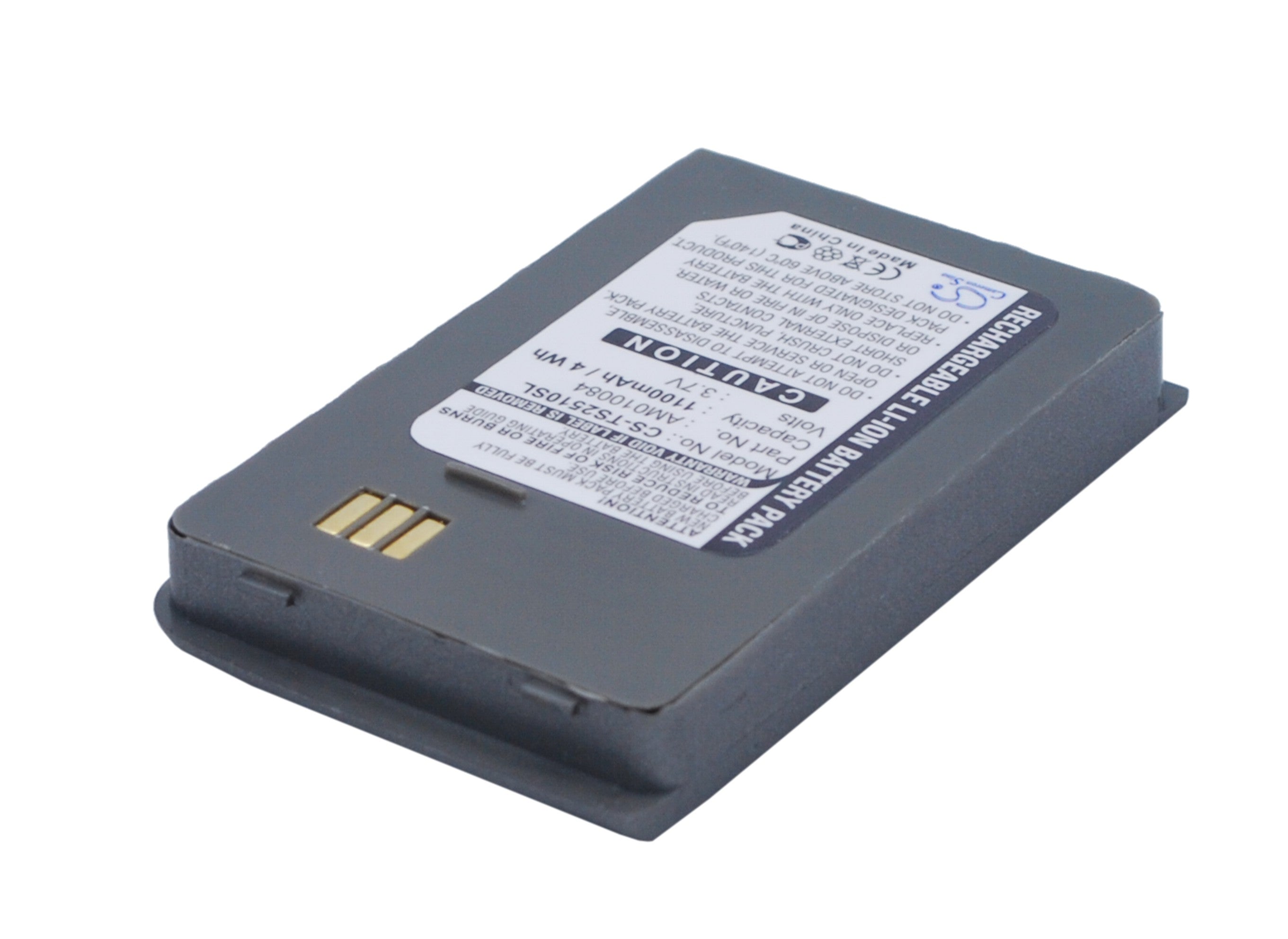 1100mAh 3.7V Li-ion Replacement Battery for Thuraya SO-2510, SO-2520, SO-3319, TG-2520 Satellite Phones
