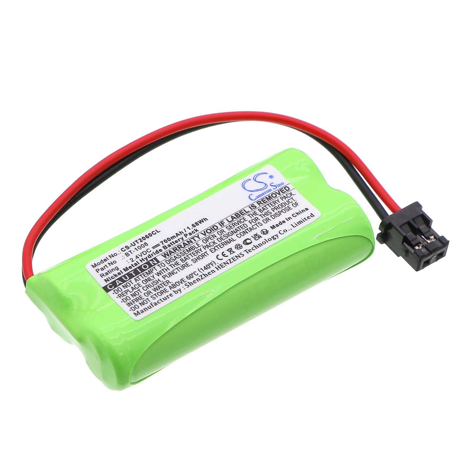 700mAh Ni-MH 2.4V Replacement Battery for Radio Shack 43-223 Cordless Phone, Sony DCX200 & Uniden DECT Phones
