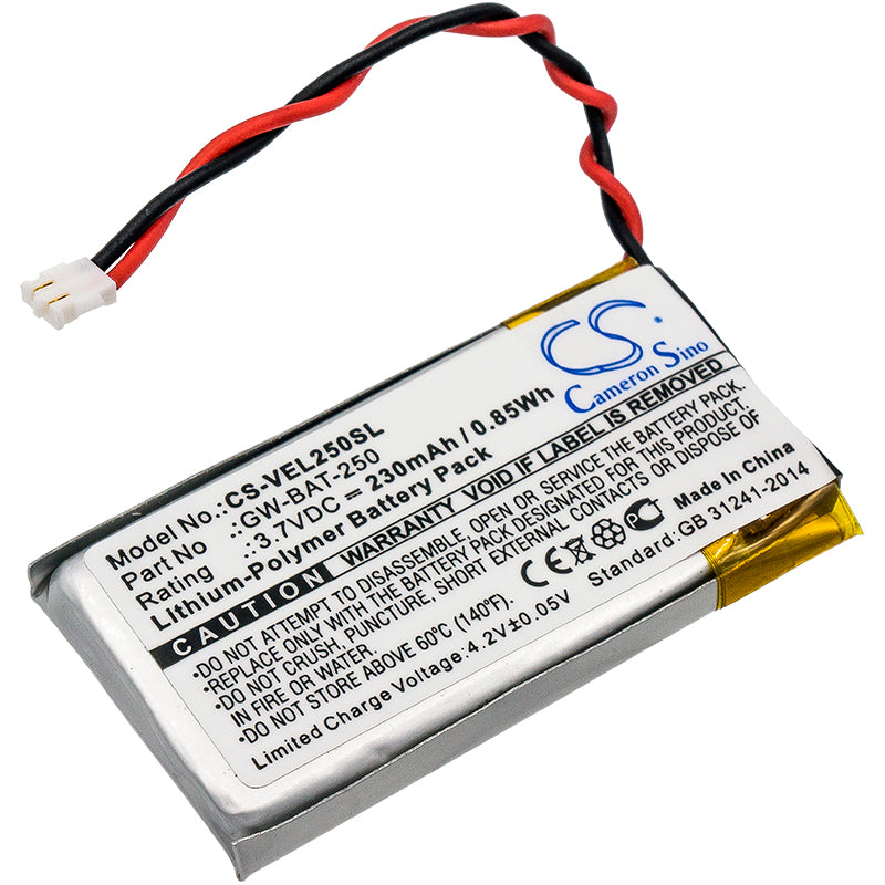 Vernier Go Wireless Link Replacement Battery - 3.7V Li-Polymer 230mAh - Survey & Test Equipment Power Solution
