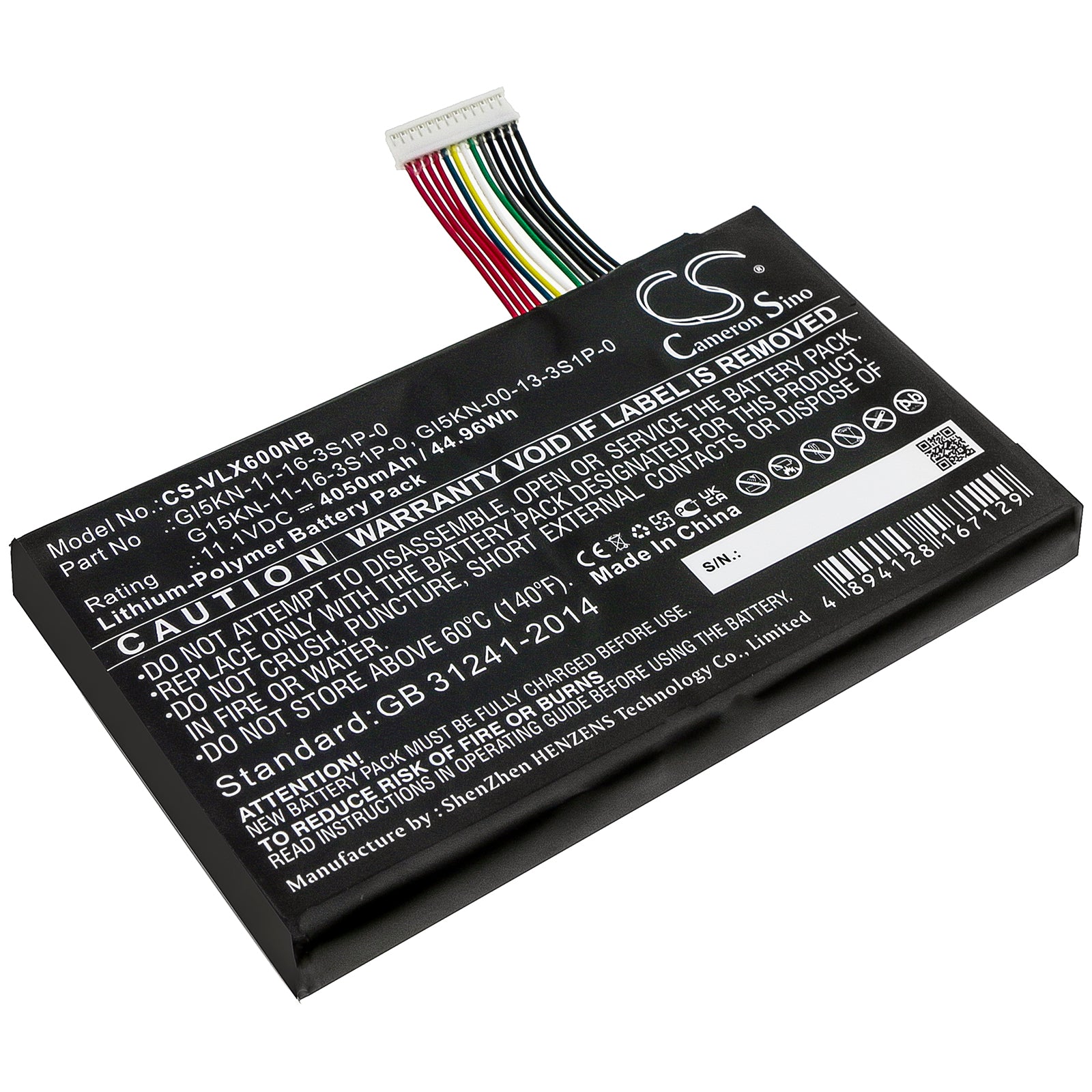Hasee F117-F2k Z7MD2 Laptop Battery - 4050mAh 11.1V 44.96Wh Replacement Li-Polymer Battery 
