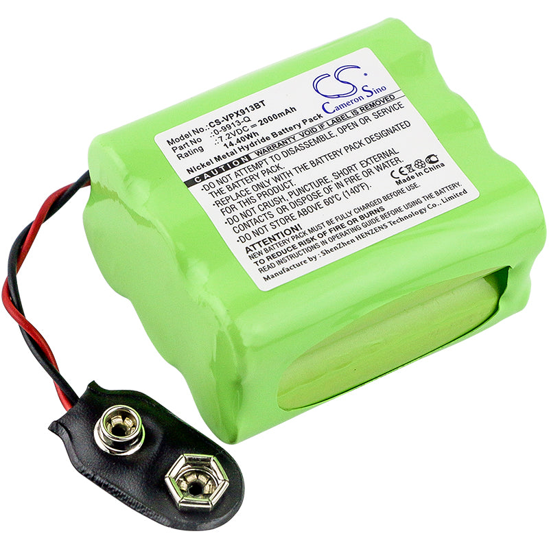 7.2V 2000mAh Ni-MH Replacement Battery for Visonic Powermax Alarm System (0-9913-Q, 50x43x29mm)

