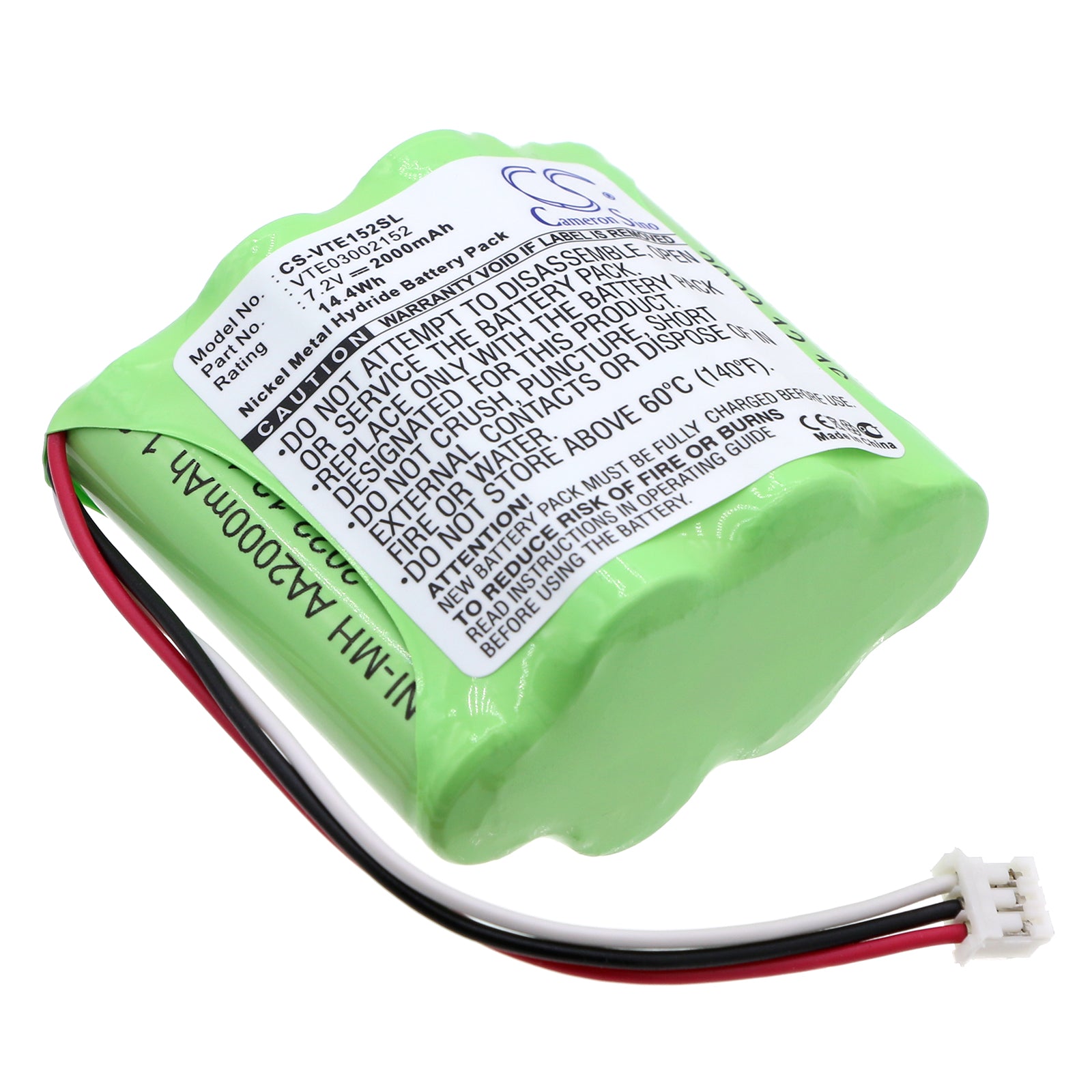 7.2V 2000mAh Ni-MH Replacement Battery for Vetronix Consult II Diagnostic Tool (03002152, VTE03002152)
