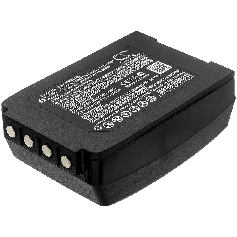 2600mAh Battery for Vocollect Talkman T2/T2X Scanner - 7.4V Li-ion Replacement, Barcode Terminal Power (730025)
