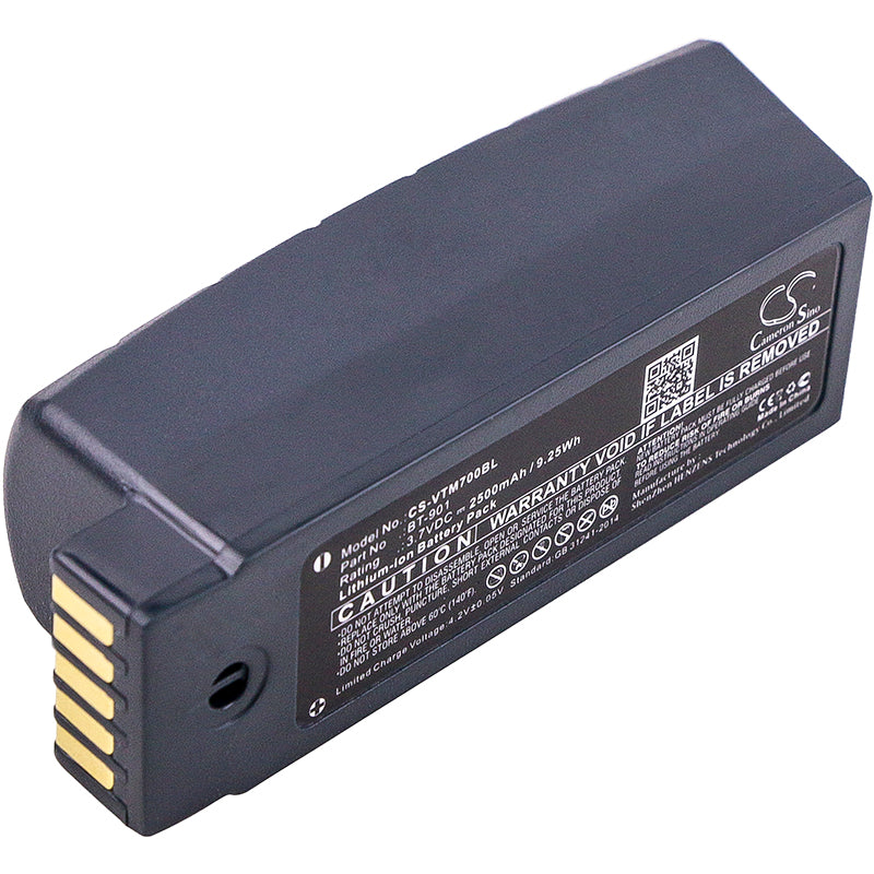 2500mAh Replacement Battery for Honeywell Voice A700x & Vocollect Talkman A700/A710/A720/A730 Scanners - Extended Life Power
