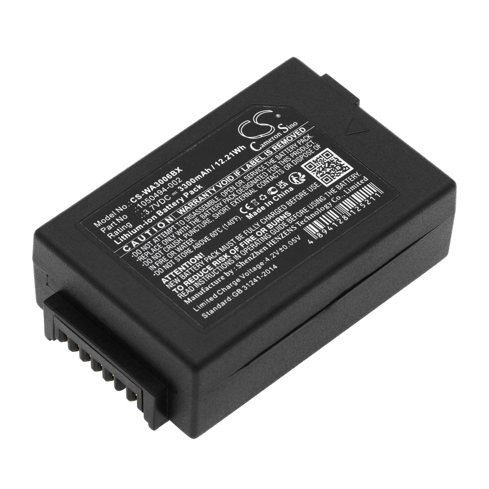 3300mAh Replacement Battery for Motorola WorkAbout Pro Scanners - 3.7V Li-ion Extended Life
