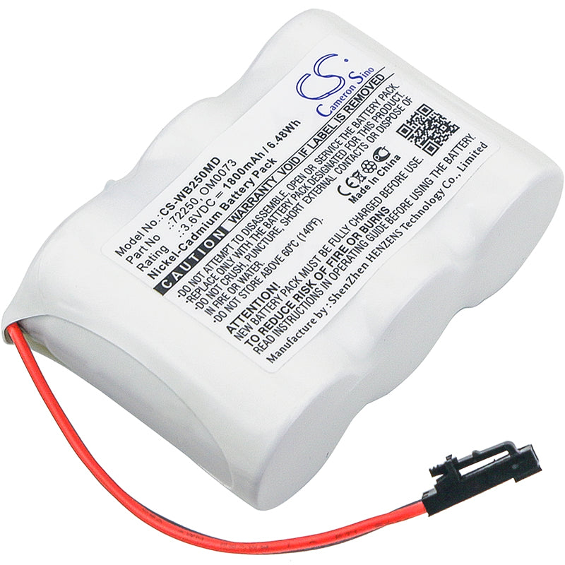1800mAh Battery for Welch-Allyn Spot Vital Signs, Lumi View & Ophthalmoscope - 3.6V Ni-CD Replacement
