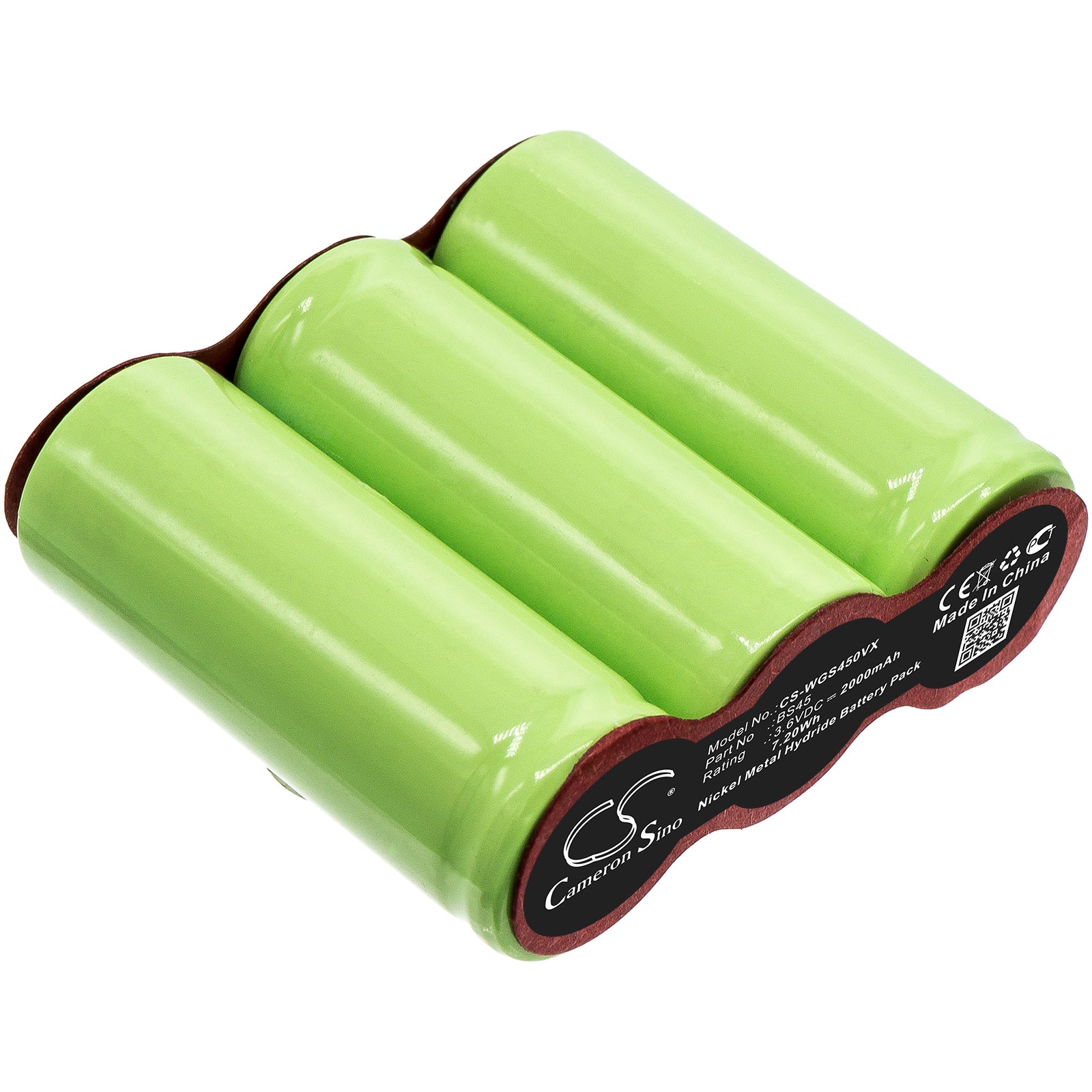 WOLF Garten Accu 45 Grass Shear Replacement Battery - 2000mAh Ni-MH 3.6V - BS45, BF13806, 70845
