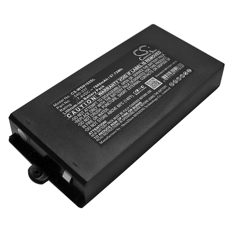 7800mAh Li-ion Replacement Battery for Owon PDS5022, PDS6062, HC-PDS Series Oscilloscopes, 7.4V, 57.72Wh
