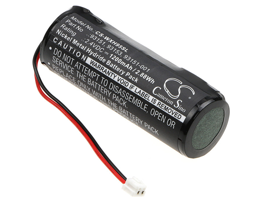 2.4V 1200mAh Ni-MH Replacement Battery Pack for Wahl Pro 9550 & Sterling Eclipse 8725 Shavers
