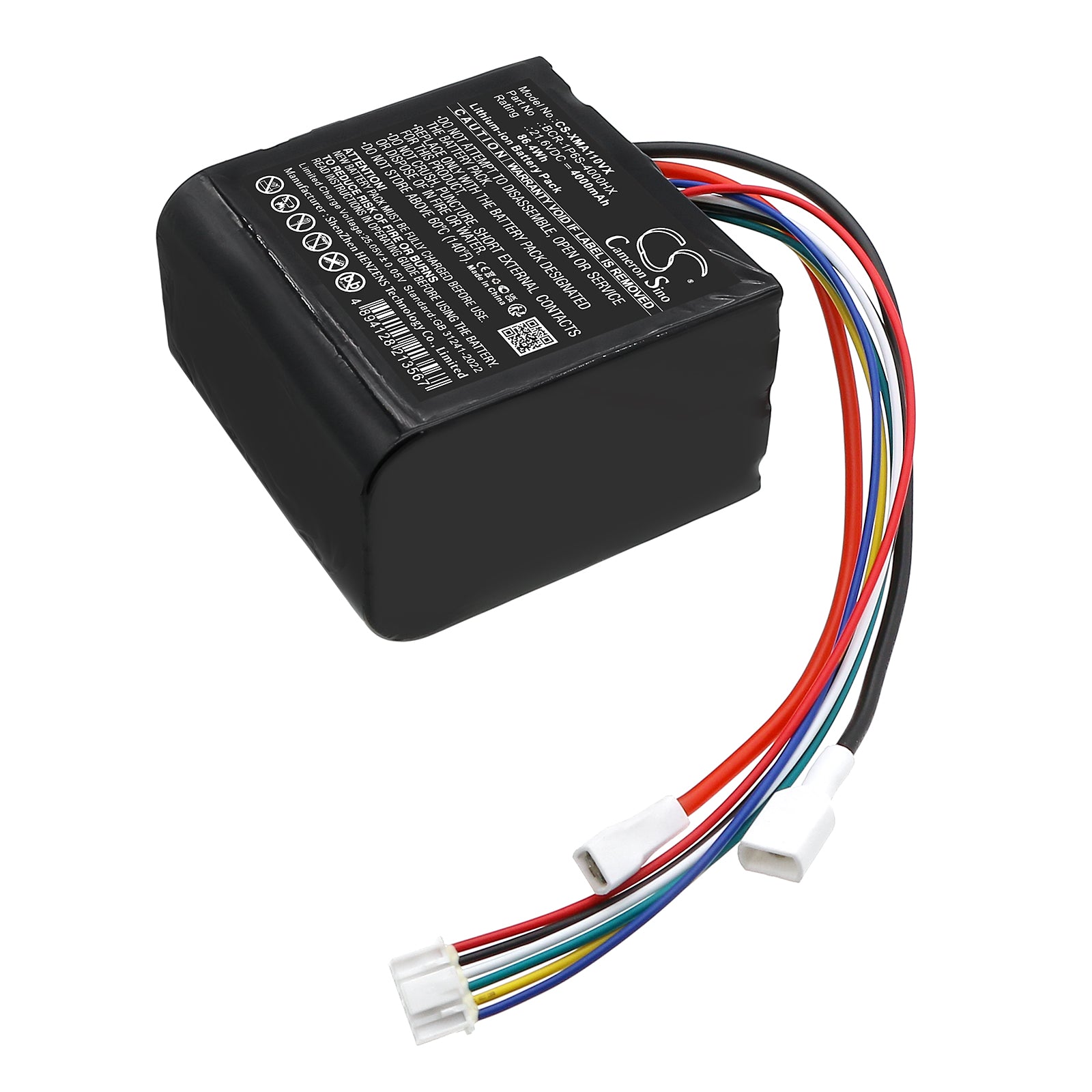21.6V 4000mAh Li-ion Battery for Roborock A10 Plus, Dyad Pro Combo, U10 Pro Vacuum Cleaner Replacement - Long Lasting Power
