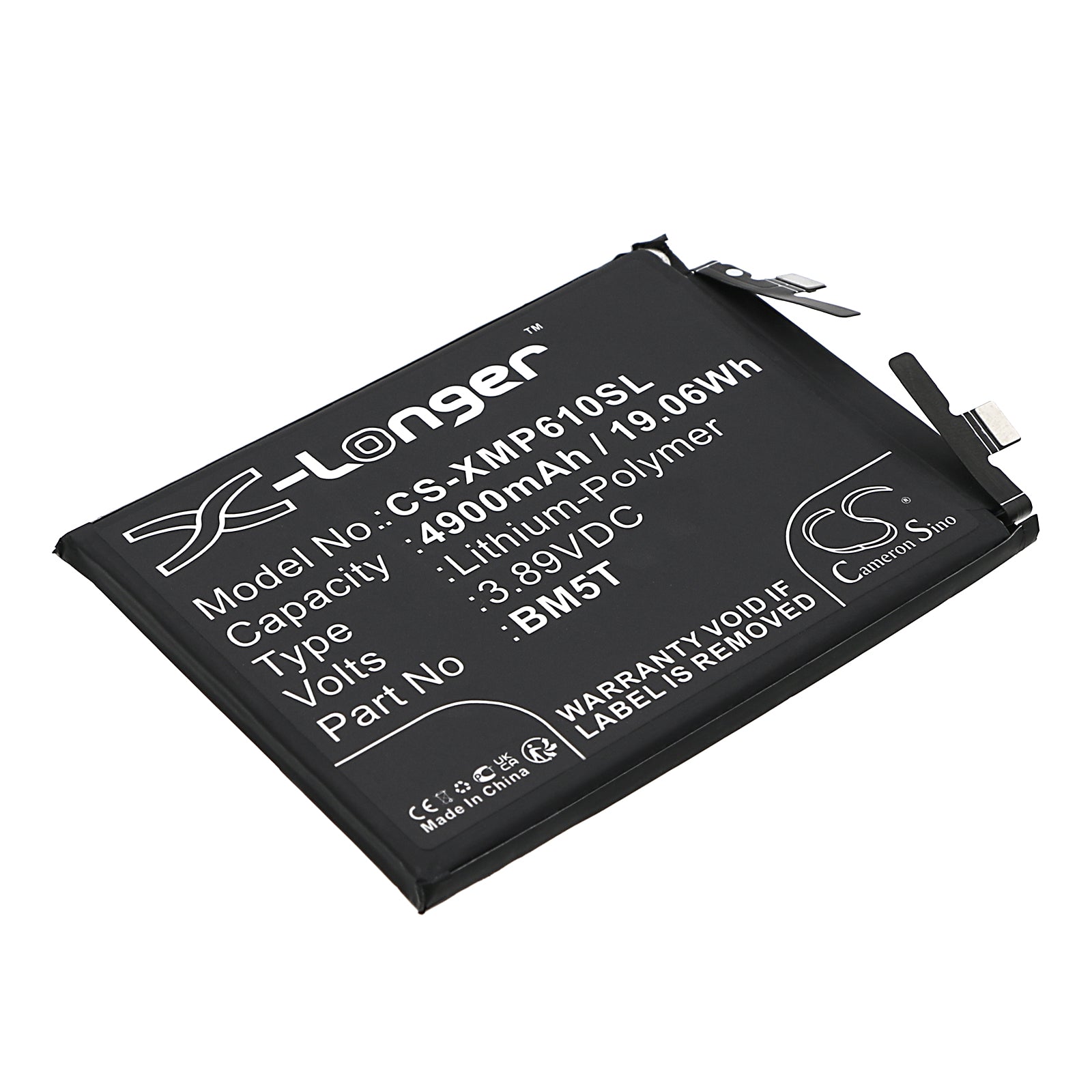 4900mAh Replacement Battery for Xiaomi 13T 5G & Poco X6 Pro - BM5T Compatible, High Capacity Li-Polymer
