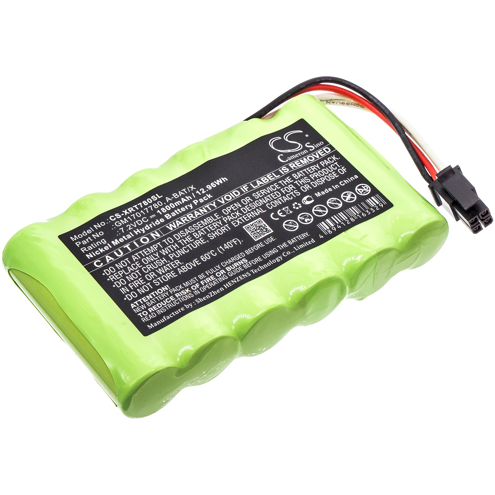 1800mAh Battery for X-Rite Coloreye XTH, GM17017780, Survey Equipment - 7.2V Ni-MH Replacement
