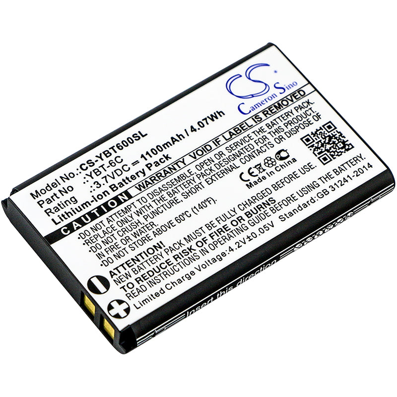 Custom 3.7V 4.07Wh Li-ion Battery (53.3x34x6.5mm) - YBT-6C - Replacement Power for IoT Devices & Sensors
