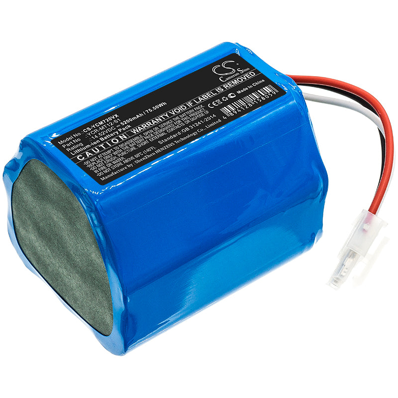 5200mAh 14.52V Li-ion Battery for iCLEBO Omega O5, Miele Scout RX2/RX3 Robotic Vacuums - Replacement Battery Pack
