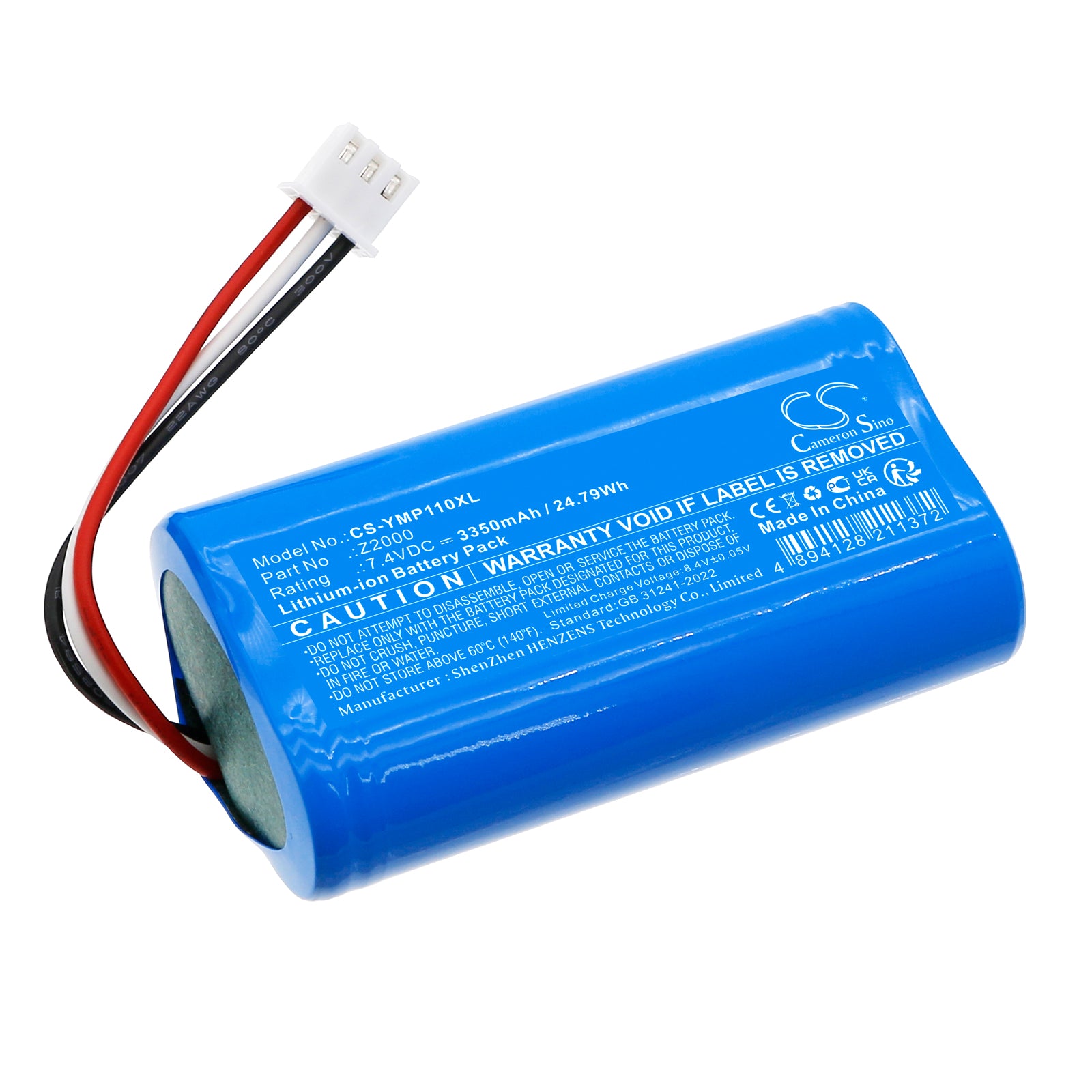 7.4V 3350mAh Replacement Battery for Yeacomm/TOZED/IEASUN Modem - S11, S12, S20, S10, M60, A9S, Z2000 Modems
