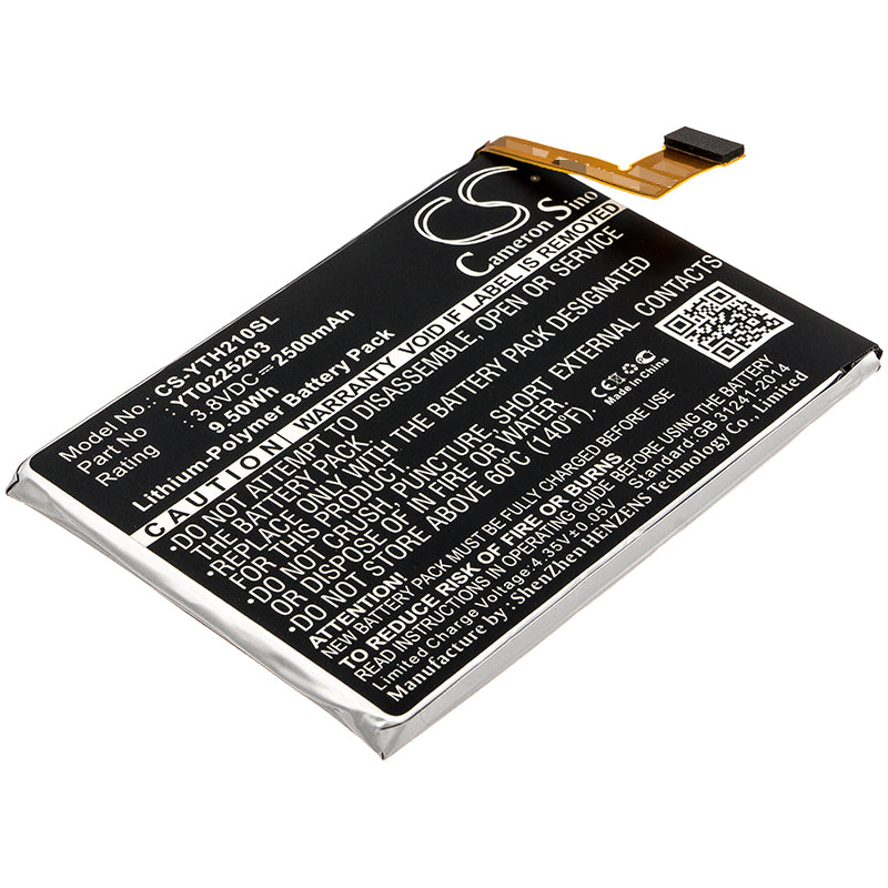 2500mAh Replacement Battery for YotaPhone 2 YT02 - 3.8V Li-Polymer - Phone Battery Replacement Pack
