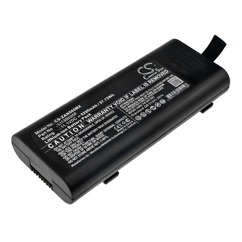 Zondan Apollo N5 & ZD120D Medical Battery: 5200mAh, 11.1V Li-ion Replacement (LI13S020F) - 57.72Wh
