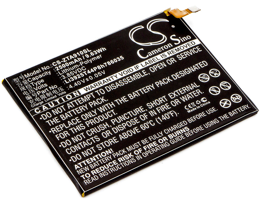 2500mAh Battery Replacement for Orange Neva 80 LTE, ZTE Blade A910 & Vodafone Smart Prime 7 - Phone Battery
