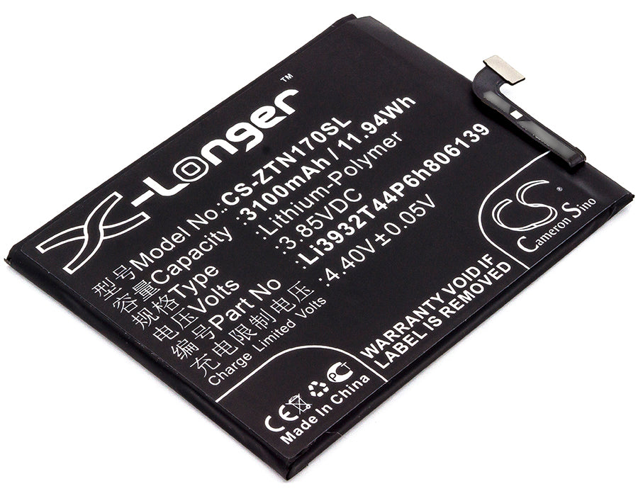 3100mAh ZTE Nubia Z17/NX563J Replacement Battery - 3.85V Li-Polymer Repair - Restore Power
