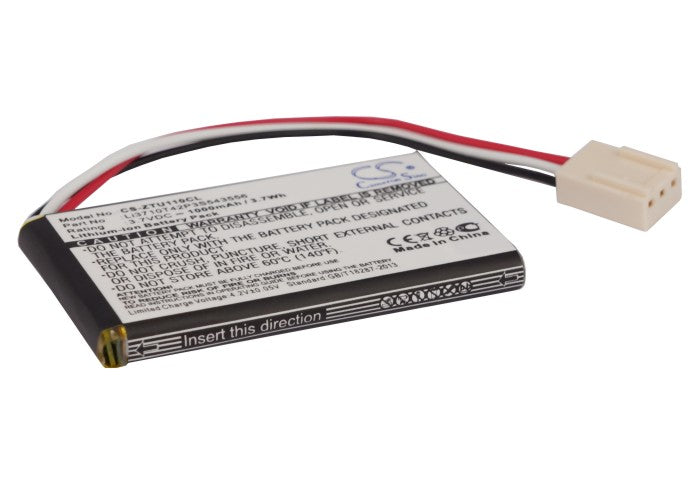 1000mAh Replacement Battery for ZTE Cordless Phones - U110, U116, U118 - 3.7V Li-ion
