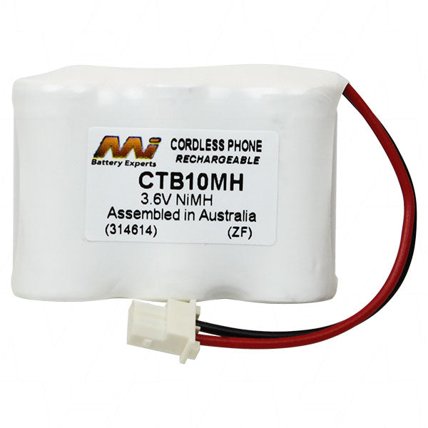 CTB10MH-BP1 3.6V NiMH Cordless Phone Battery - Professional-Grade Replacement for Uninterrupted Home & Office Communication