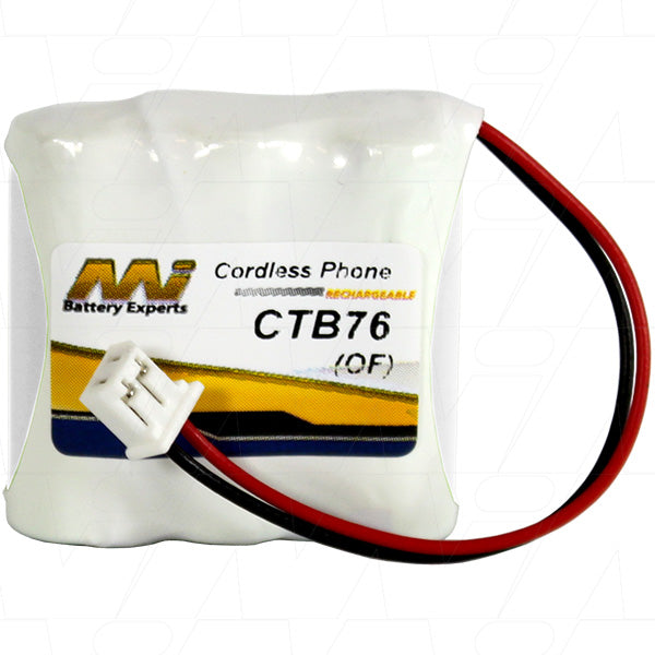 CTB76-BP1 NiMH Cordless Phone Battery 3.6V, 30x11mm, 25g - Professional-Grade Reliability for Uninterrupted Home & Office Communication