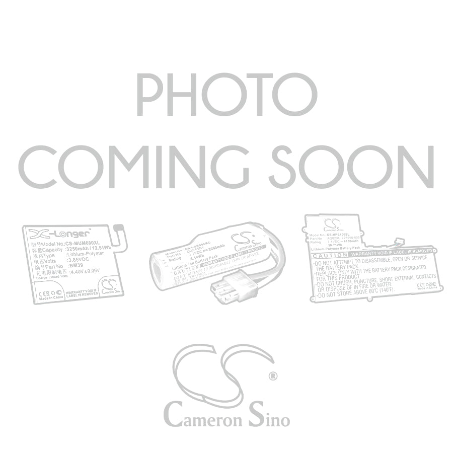 1200mAh 3.7V Li-Polymer Battery for CS-OEM124, Custom Packs, 4.44Wh Power, OEM Replacement
