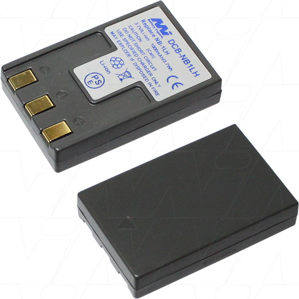 Professional-Grade MI Battery Experts DCB-NB1LH-BP1 Digital Camera Battery, 830mAh, 3.7V Li-Ion, 27g Lightweight