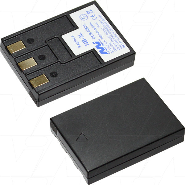 Professional-Grade MI Battery Experts DCB-NB3L-BP1 Digital Camera Battery 790mAh, 3.7V, 21g Lightweight, Extended Power for Photographers