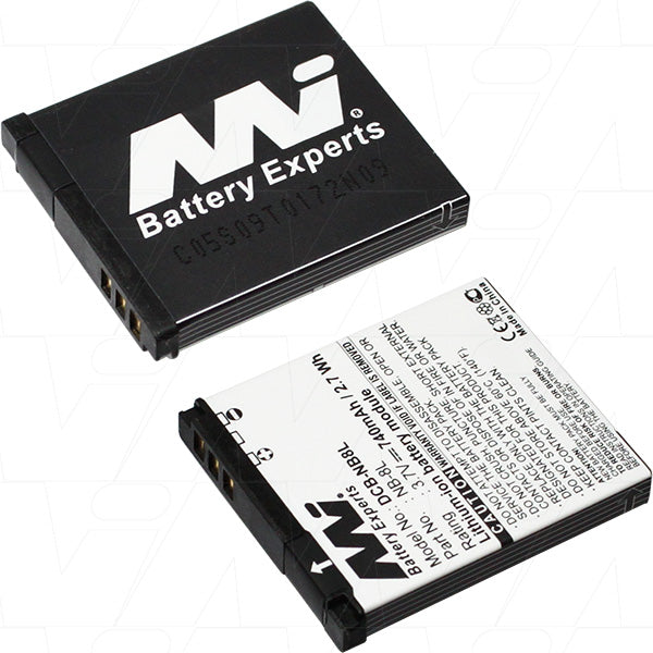 Professional-Grade DCB-NB8L-BP1 Digital Camera Battery - 740mAh, 3.7V, Compact 17g Design for Extended Shooting Sessions