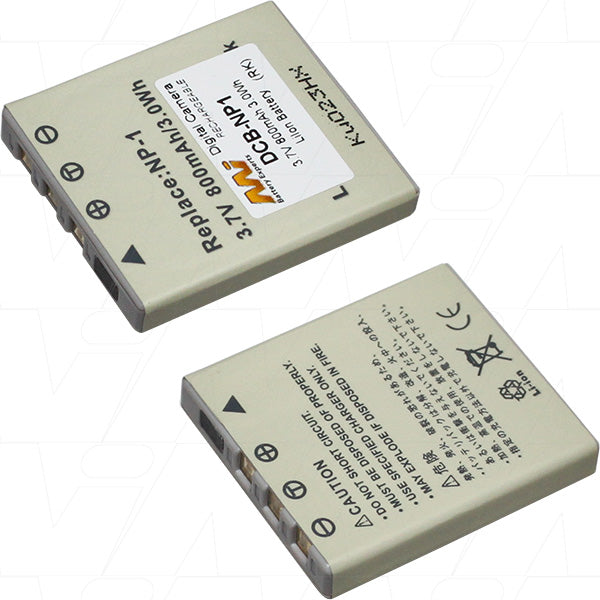 Professional-Grade DCB-NP1-BP1 Digital Camera Battery - 800mAh Capacity, 3.7V, 16.5g Lightweight Design for Extended Shooting Sessions