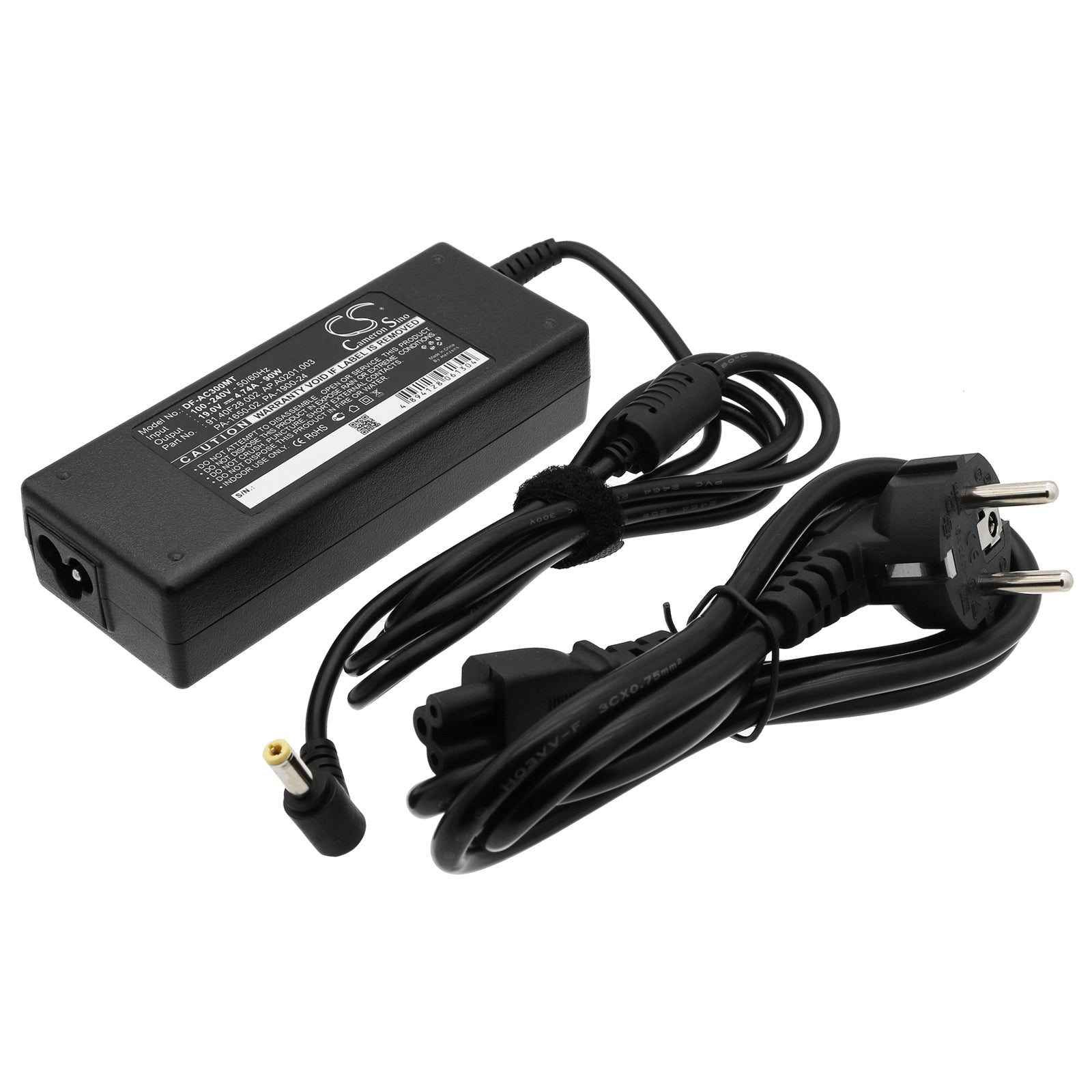 Universal Laptop AC Adapter - 19V Charger for Acer, Asus, Dell, HP, IBM, Toshiba - Includes Multiple Connector Tips

