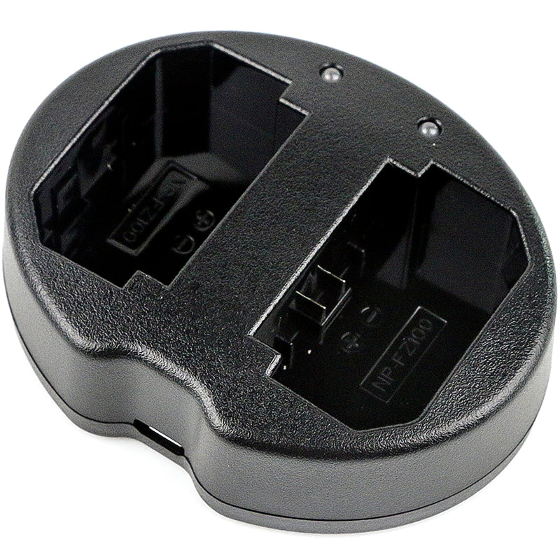 Sony BC-QZ1 Battery Charger for Alpha A9, A7R III, A7 III Cameras, NP-FZ100 Battery, Compact Design
