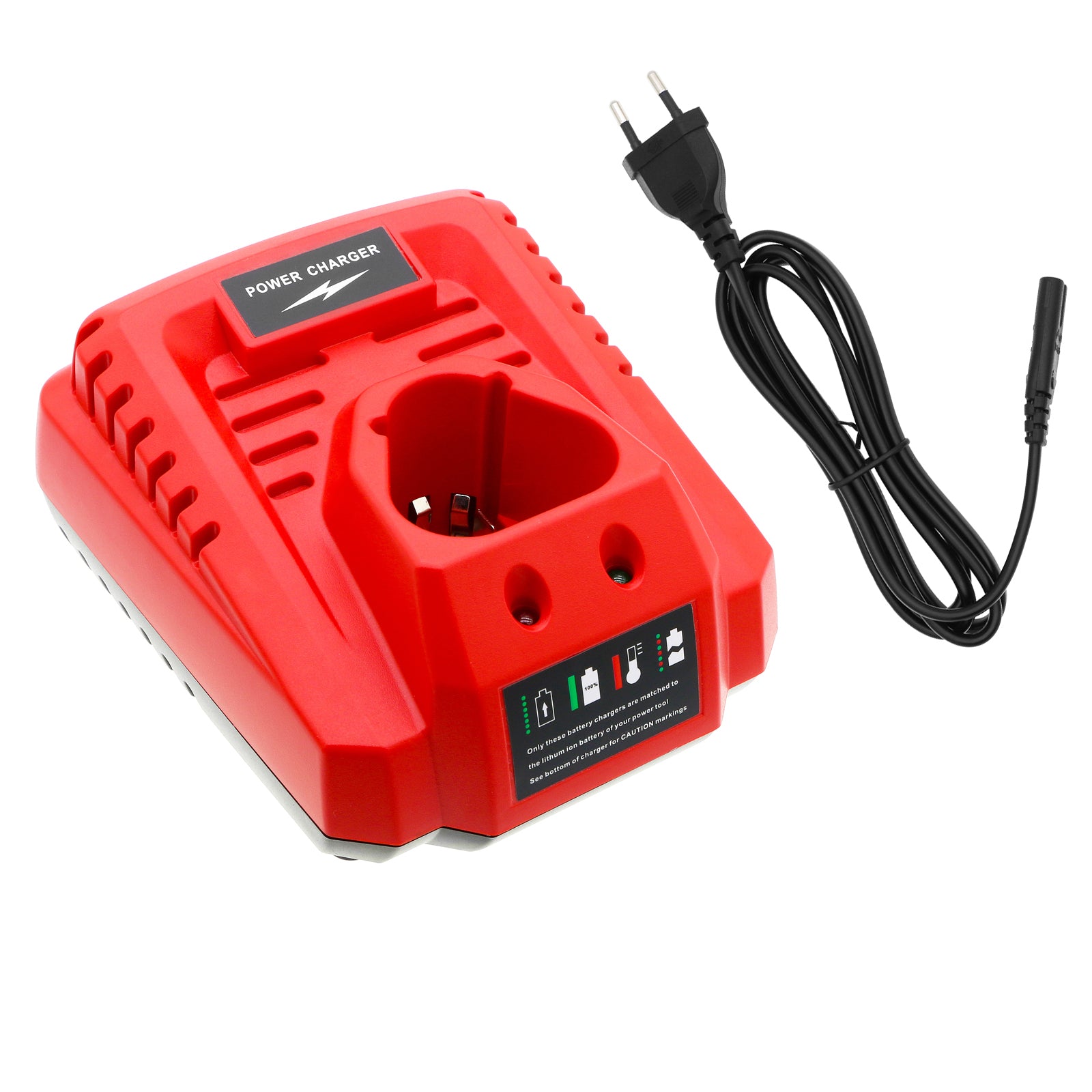 Milwaukee M12 Charger - 540V Power Tool, Compact, Multi-Battery Compatible - 126.30x109.60x59.80mm

