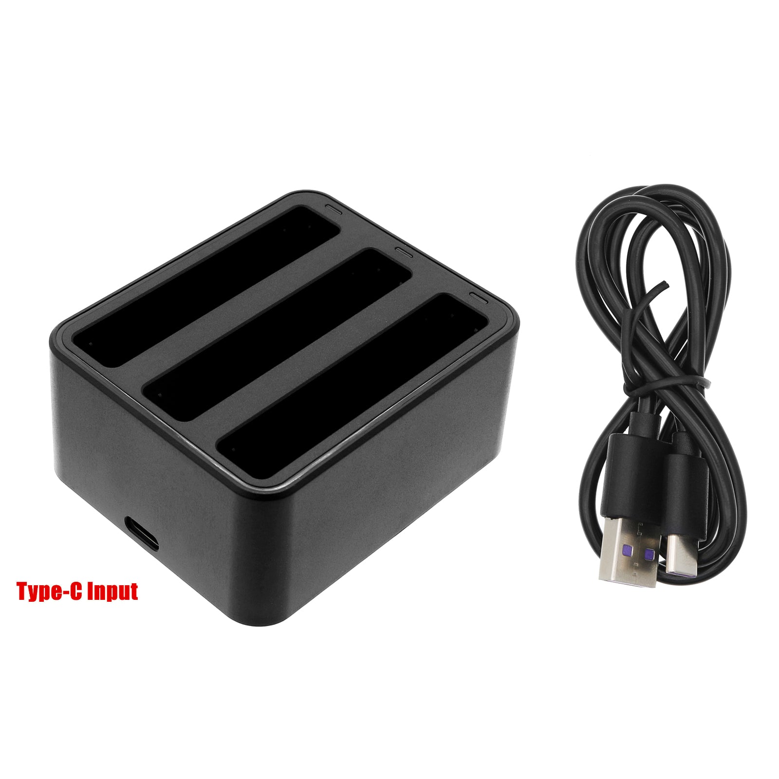 Insta360 ONE X4 Battery Charging Kit - Triple Charger, USB-C, Includes 150V Power Adapter, CINSBBMA/J
