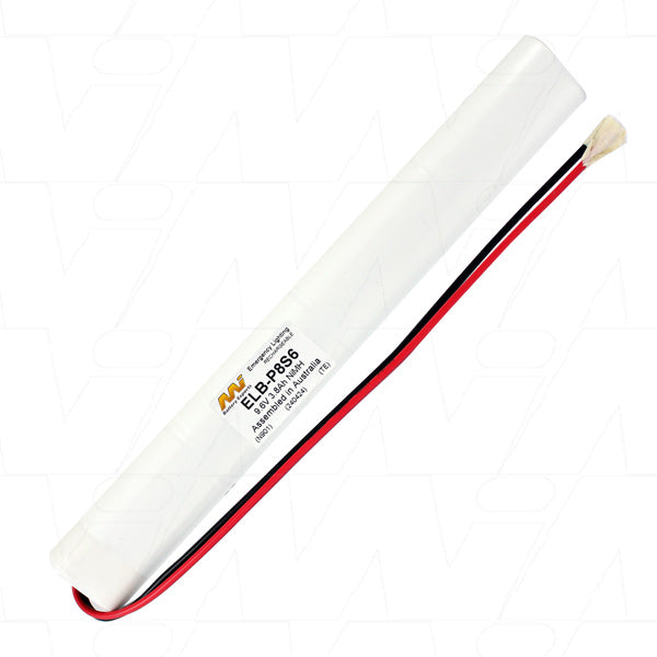 MI Battery Experts ELB-P8S6 NiMH 9.6V 3.8Ah Battery Pack for Medical & Industrial Equipment - Extended Runtime, Quick-Charge Capable