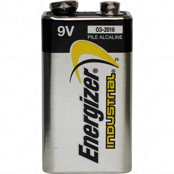 Energizer EN22 9V Alkaline Battery Professional-Grade Power for Audio, Instruments & Emergency Devices (45.6g, 26.5x48.5mm)