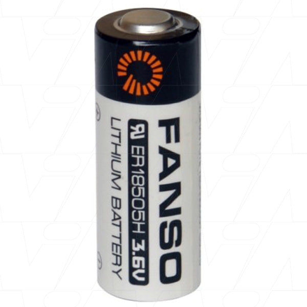 FANSO ER18505H 4Ah Lithium Thionyl Chloride Battery - Industrial Memory Backup Power, 3.6V FAT A Size, 14.4Wh Capacity