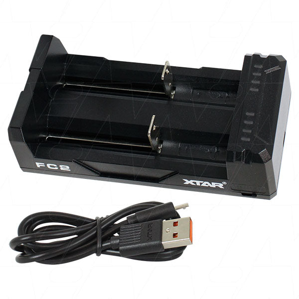 XTAR FC2 2A Professional Battery Compact 53x30.5mm, 62g Powerhouse for Demanding Applications & Specialised Devices