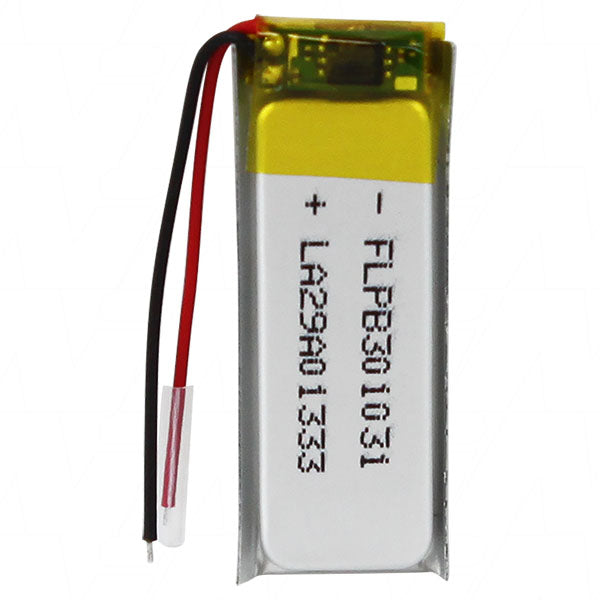 Routejade Ultra-Compact 78mAh LiPo Battery 3.8V, 0.3Wh, 10.2x3.2mm, 2g - Ideal for Wearables & Medical Devices