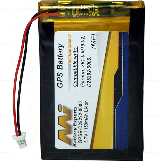 MI Battery Experts GPSB-D25292-0000 Professional GPS Battery - 3.7V, 1.15Ah, 4.3Wh - Lightweight 24g for Surveyors & Outdoor Tech