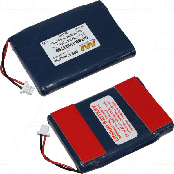 MI Battery Experts GPSB-H623759 Professional-Grade 3.7V 1.25Ah Li-Ion GPS Battery for Extended Navigation & Tracking