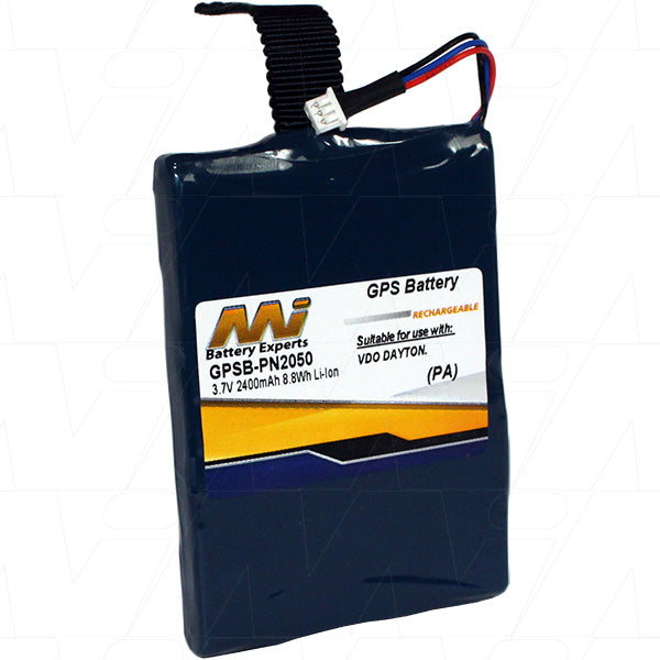 Professional-Grade GPSB-PN2050 Lithium-Ion Battery for GPS Devices - 2.4Ah, 3.7V, 8.9Wh, 52g - Long-Lasting Power