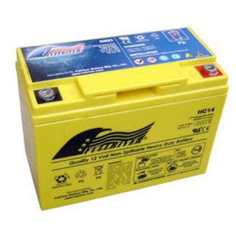 Fullriver HC14B AGM Starting Battery - High CCA, Maintenance-Free, Car, Truck, Marine Engine Start, HC Series 

