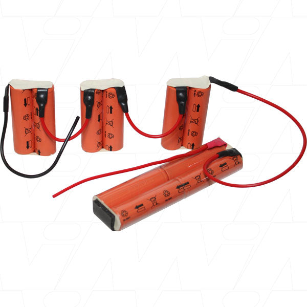 MI Battery Experts IP-ZB2901 12V NiMH Professional-Grade Battery Pack - 1.7Ah Capacity, 20.4Wh Output for Stable Power in Demanding Applications