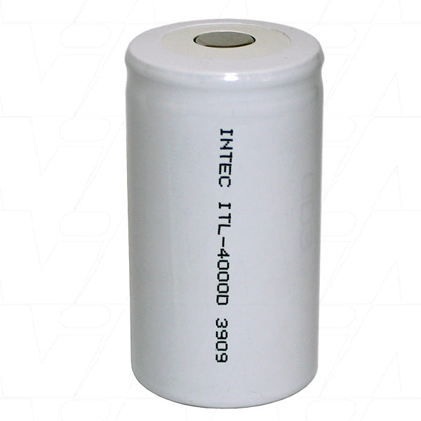 INTEC ITL4000D NiCd D-Cell Battery: Medical, Emergency Lighting, 4.0Ah, 1.2V, Professional-Grade, High Reliability