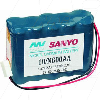 MI Battery Experts MB805 12V 600mAh Medical-Grade NiCd Battery - Professional Power for Critical Healthcare Equipment